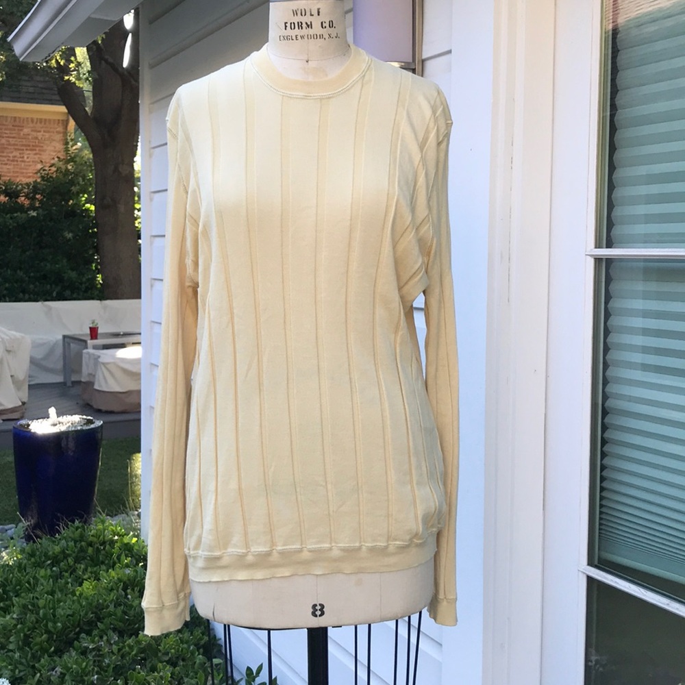 Brunello Cucinelli sweater w suede patches